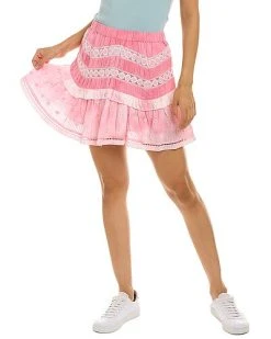 LoveShackFancy Felice Skirt Women