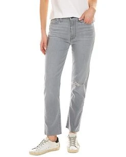 Hudson Jeans Blair Lone Wolf High-Rise Straight Crop Jean Women