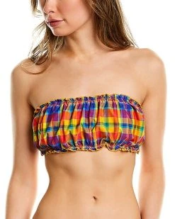 WeWoreWhat Scrunchie Bandeau Top Women