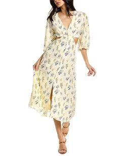 Ba&sh Cut-Out Midi Dress Women
