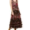 Johnny Was Iloy Mesh Maxi Dress Women