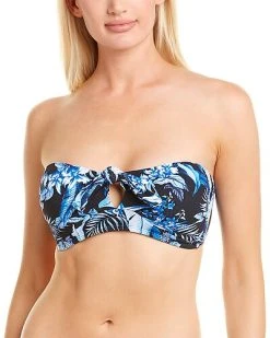 Tommy Bahama Indigo Garden Tie Bandeau Top Women