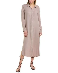 Chaser Button-Down Shirttail Maxi Skirt Women