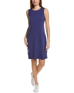 EILEEN FISHER Jewel Neck Dress Women