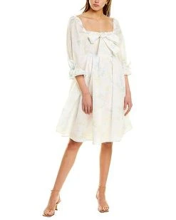 Avantlook Bow Mini Dress Women