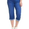 NYDJ Plus Marilyn Morena Crop Cuff Pant Jean Women