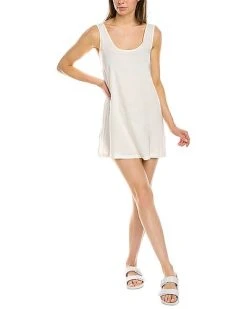 WeWoreWhat Mini Linen-Blend Shift Dress Women