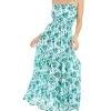 Celina Moon Smocked Maxi Dress Women