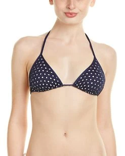 Vilebrequin Fleur Eyelet Lace Triangle Swim Top Women