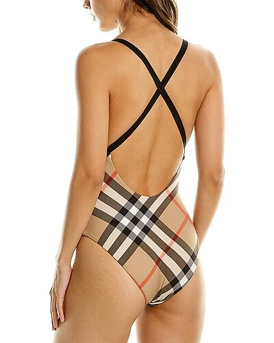Burberry Alagnon Check One-Piece Swimsuit Women - Image 2