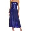Halston Talia Sequins Bustier Cocktail Gown Women