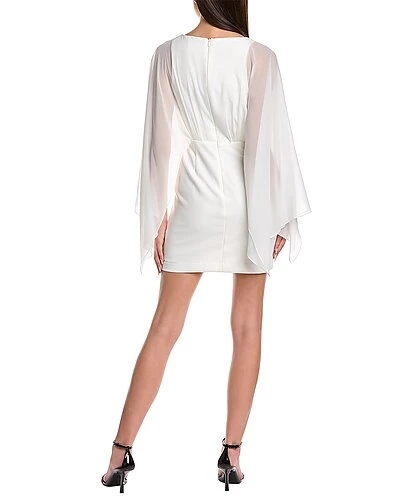 Halston Rylee Crepe Mini Dress Women - Image 2