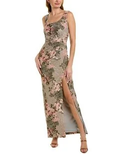 Adrianna Papell Slim Column Maxi Dress Women