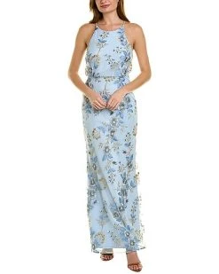 Adrianna Papell Mermaid Maxi Dress Women