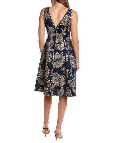 Adrianna Papell Jacquard A-Line Dress Women - Image 2