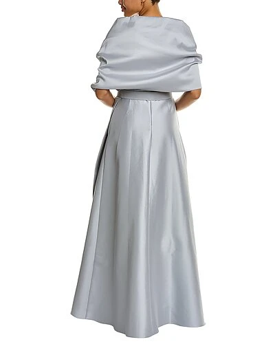 Badgley Mischka Wrap Mikado Gown Women - Image 2