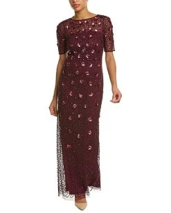 Adrianna Papell Beaded Gown Women