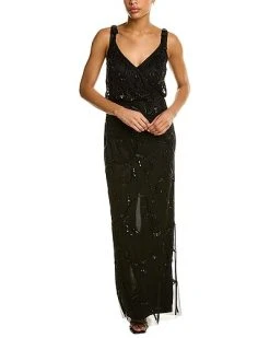 Adrianna Papell Slim Column Maxi Dress Women